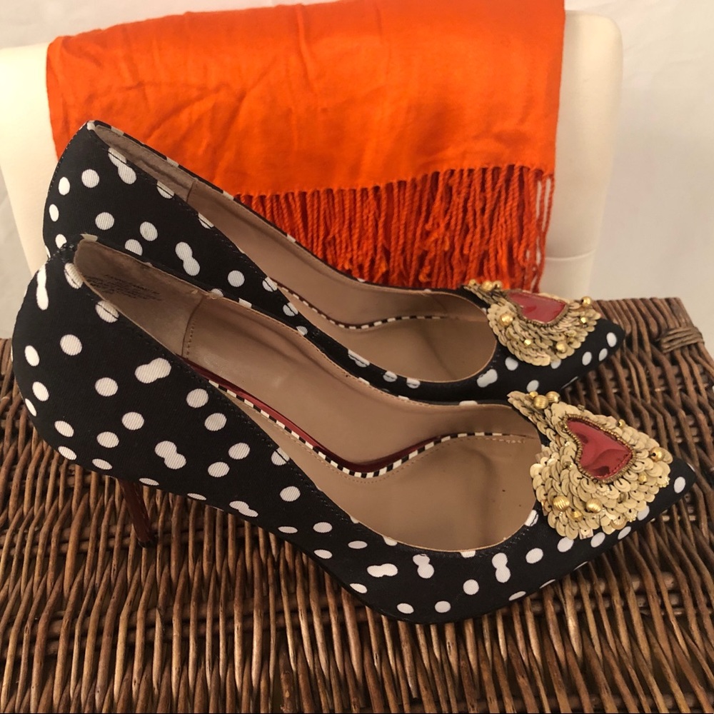 Betsy Johnson Polkadot Pumps